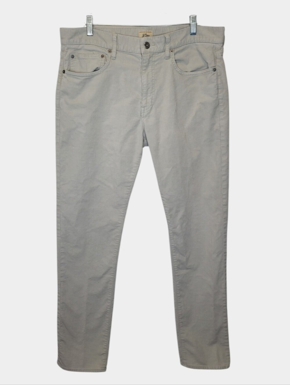 J Crew 770 Straight Fit Corduroy Pants 34x34 Stone Beige